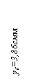 Подпись: yс=3,86смм